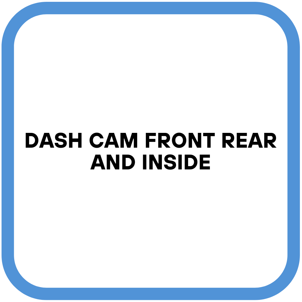 Dash Cam Front Rear and Inside