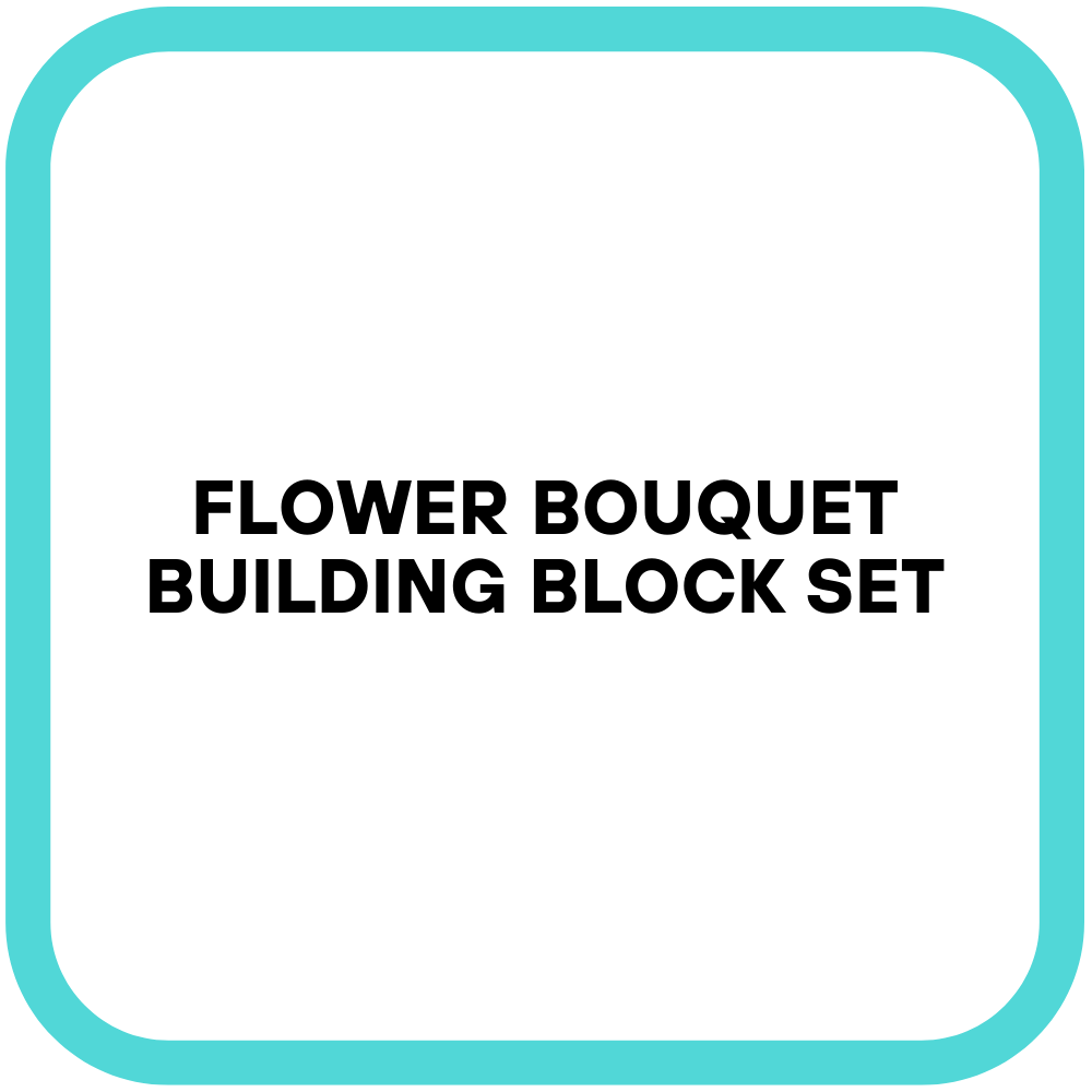 Flower Bouquet Building Block Set