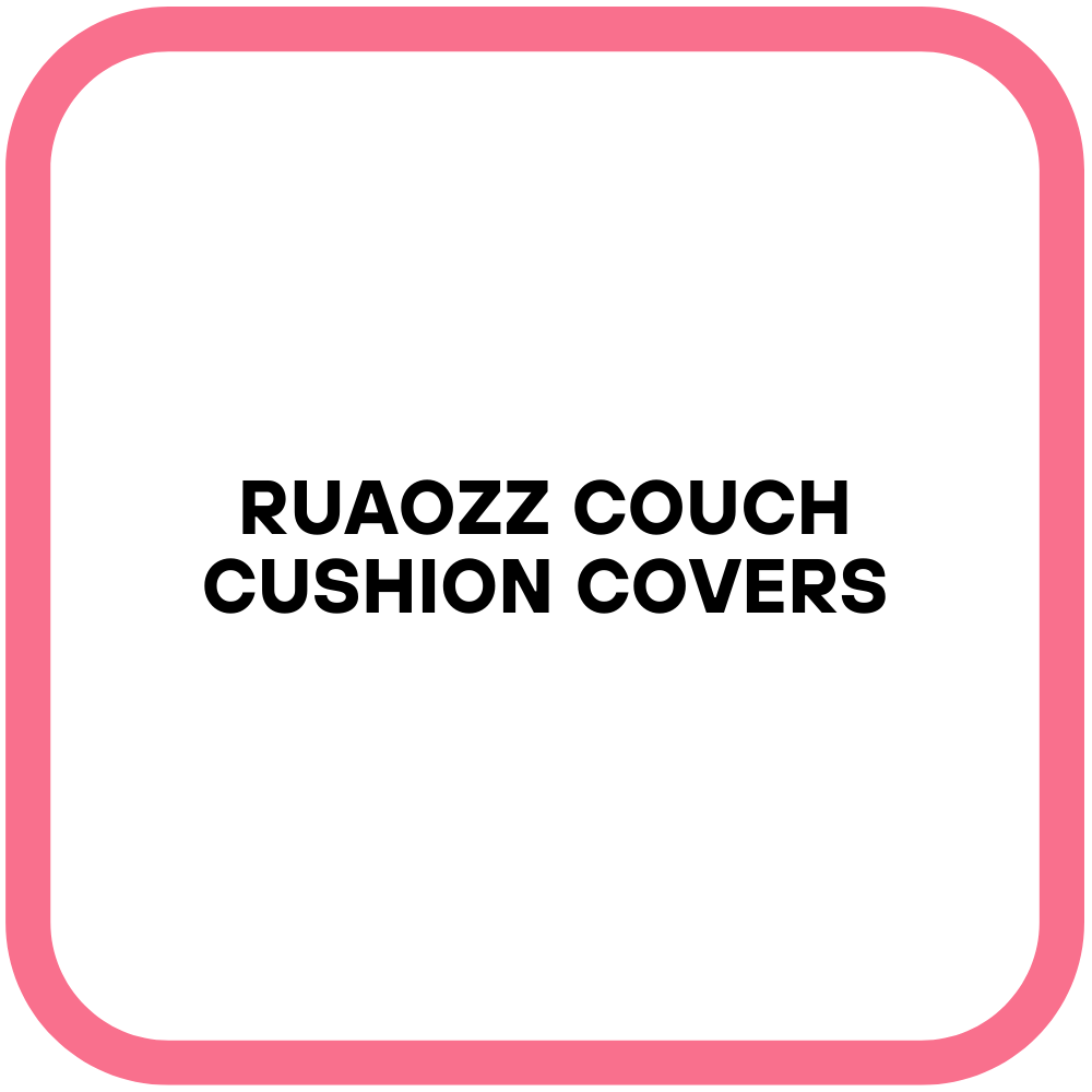 Ruaozz Couch Cushion Covers