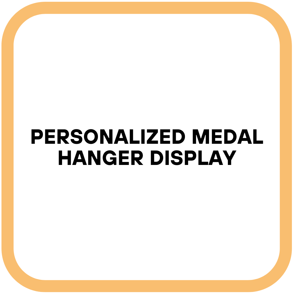 Personalized Medal Hanger Display