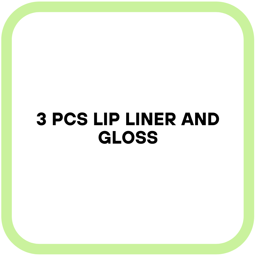 3 Pcs Lip Liner and Gloss