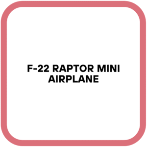 F-22 Raptor Mini Airplane