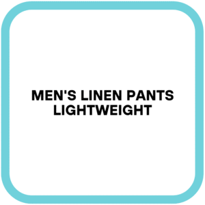 Men's Linen Pants Lightweight