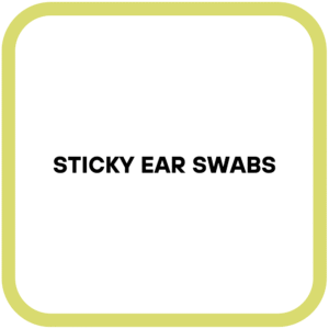 Sticky Ear Swabs
