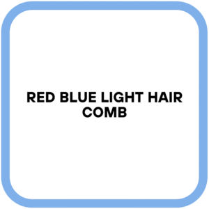 Red Blue Light Hair Comb
