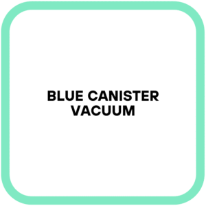 Blue canister vacuum
