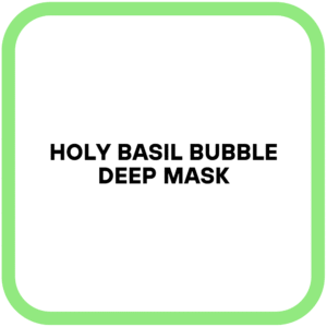 Holy Basil Bubble Deep Mask