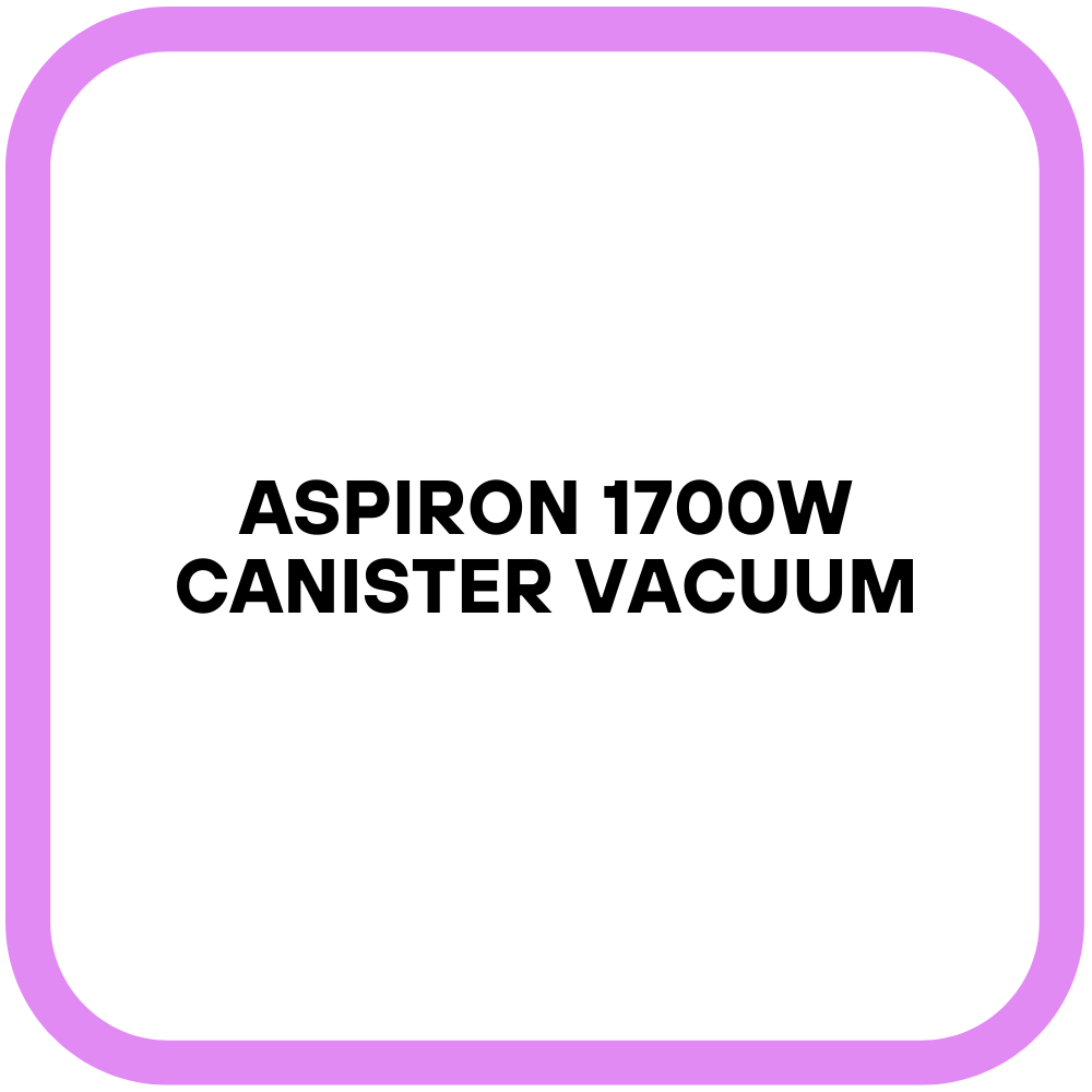 Aspiron 1700W Canister Vacuum