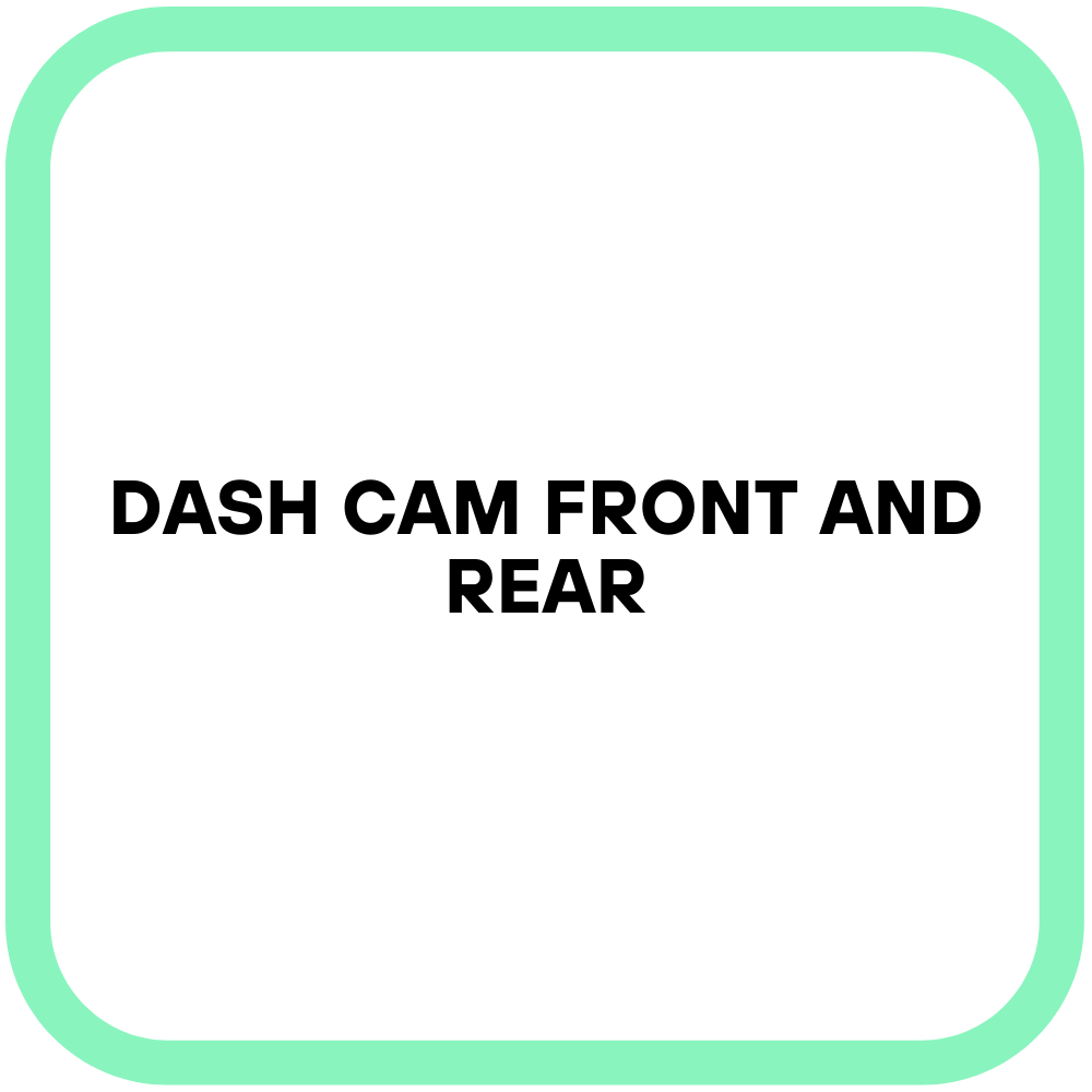 Dash cam Front and Rear