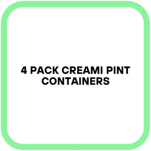 4 Pack Creami Pint Containers