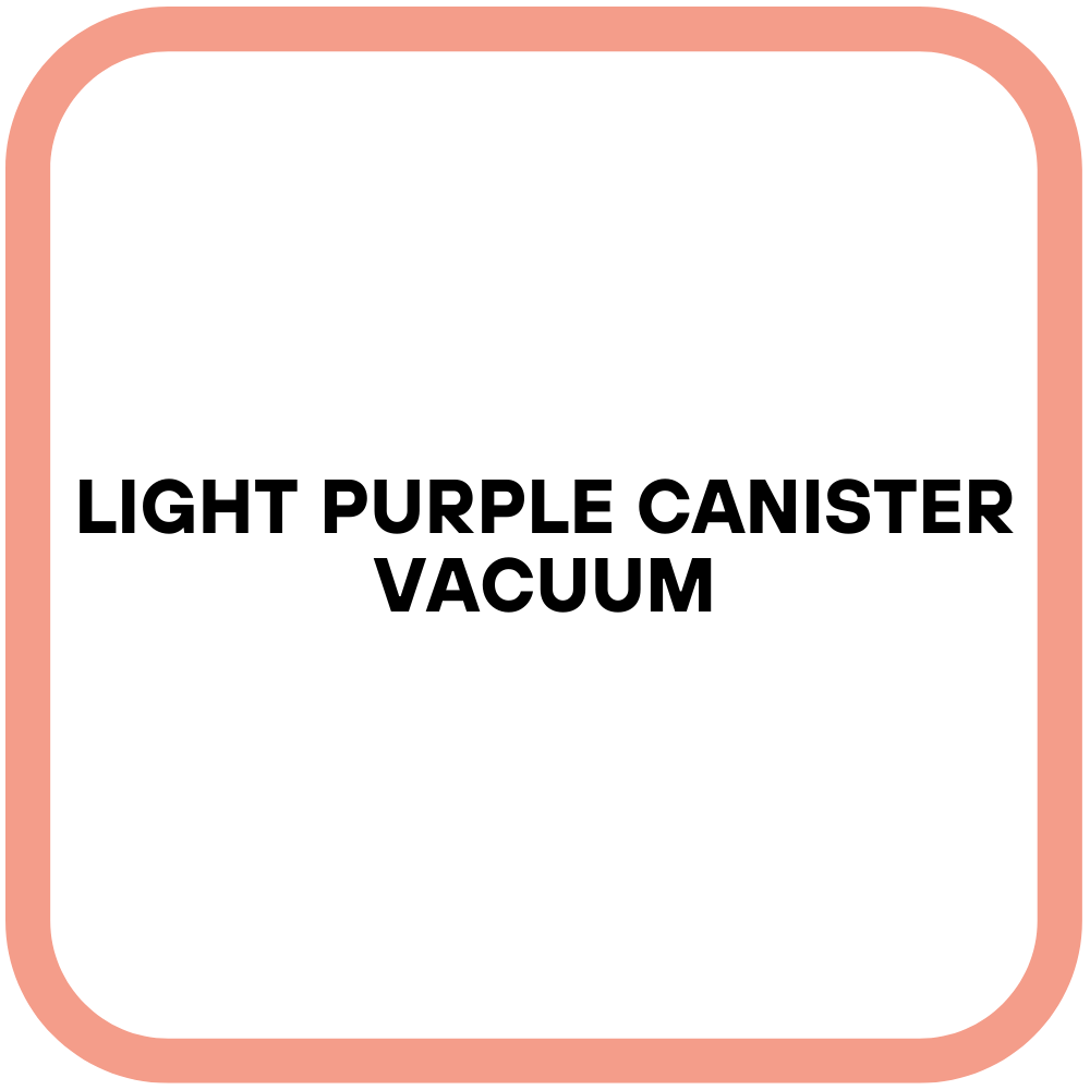 Light purple canister vacuum