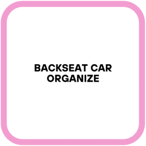 Backseat Car Organize