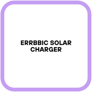 ERRBBIC Solar Charger