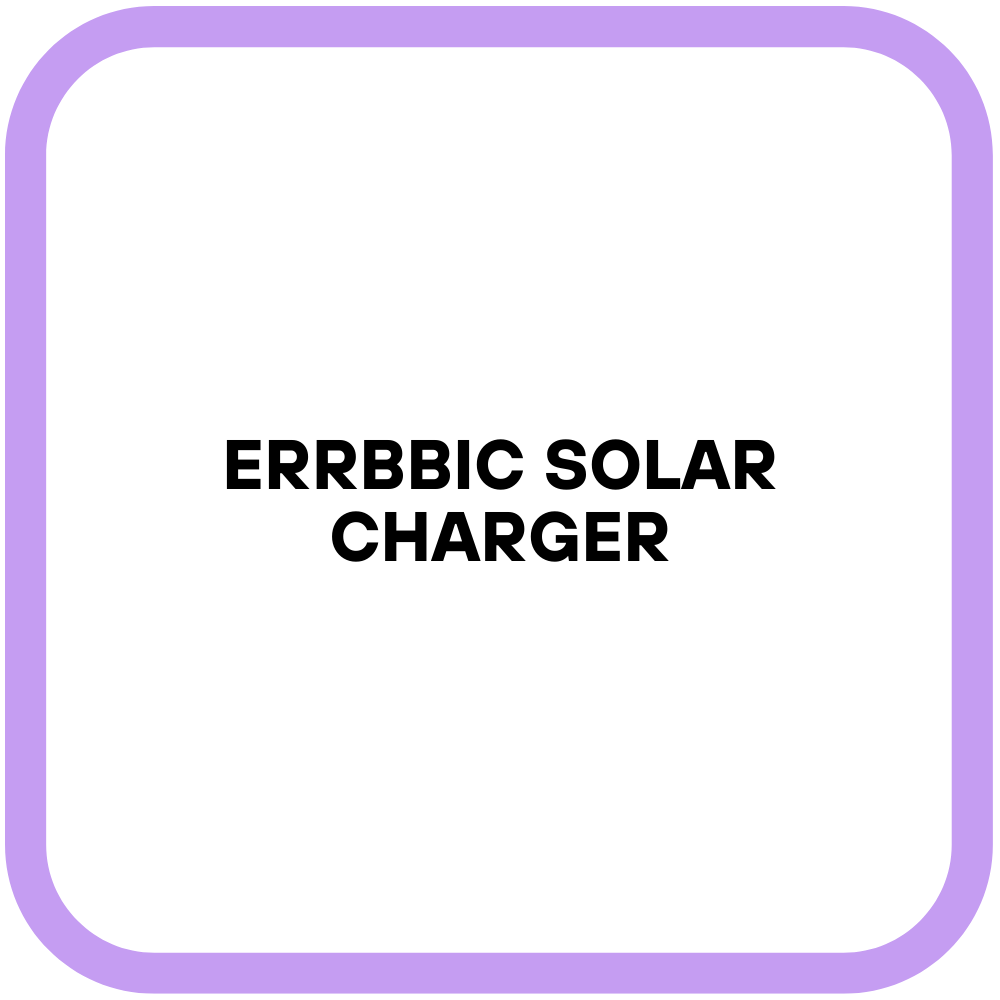 ERRBBIC Solar Charger