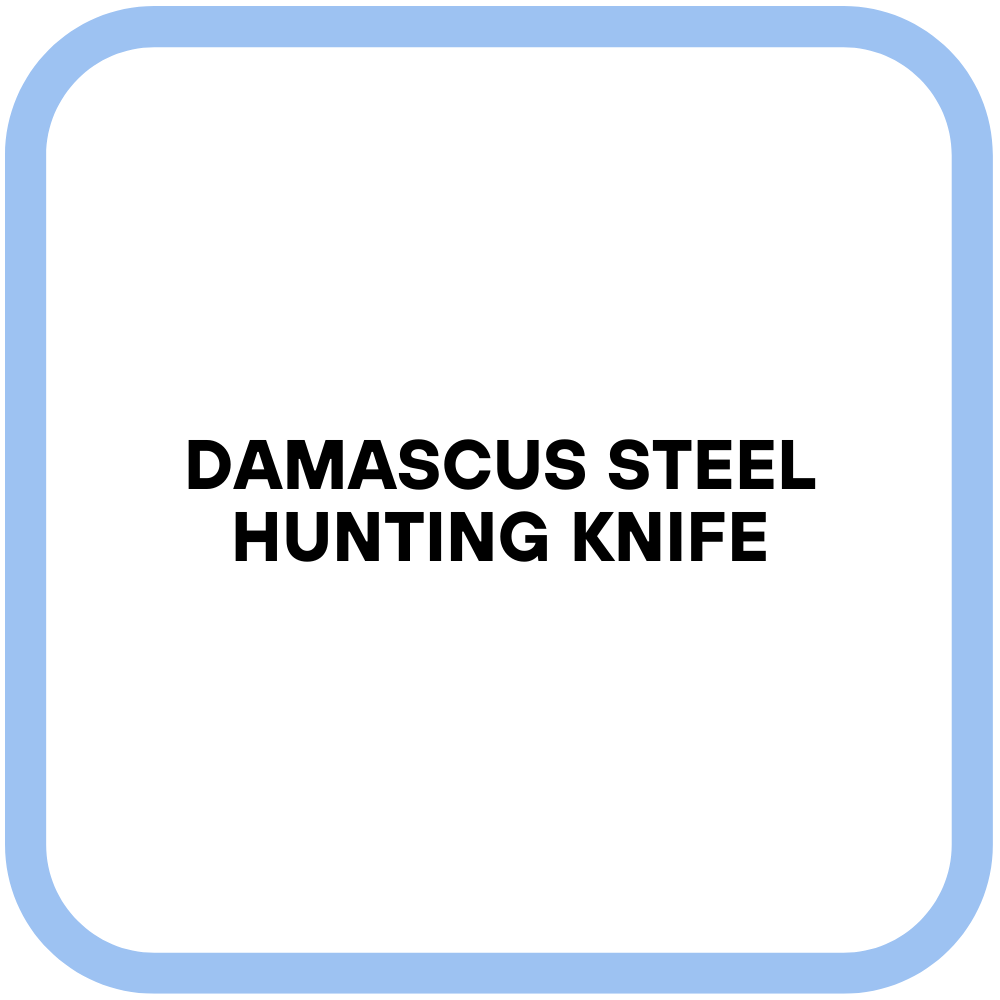 Damascus Steel Hunting Knife