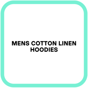 Mens Cotton Linen Hoodies