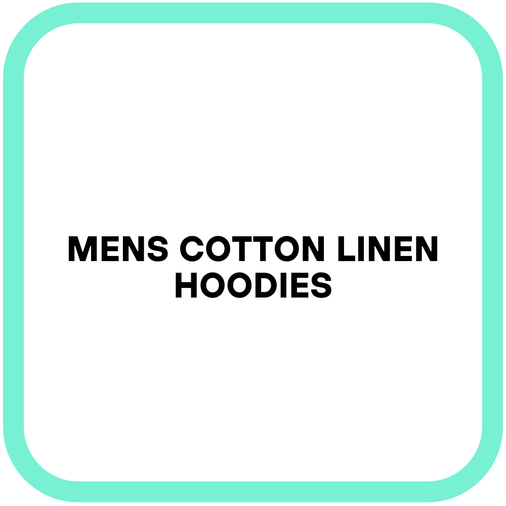 Mens Cotton Linen Hoodies