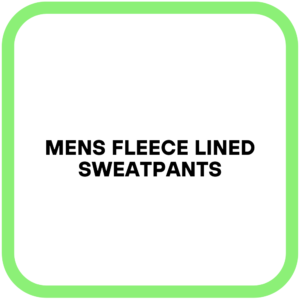 Mens Fleece Lined Sweatpants
