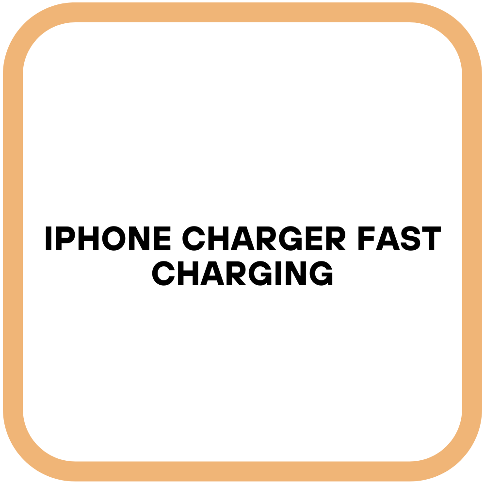 iPhone Charger Fast Charging