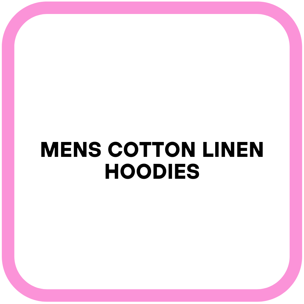 Mens Cotton Linen Hoodies