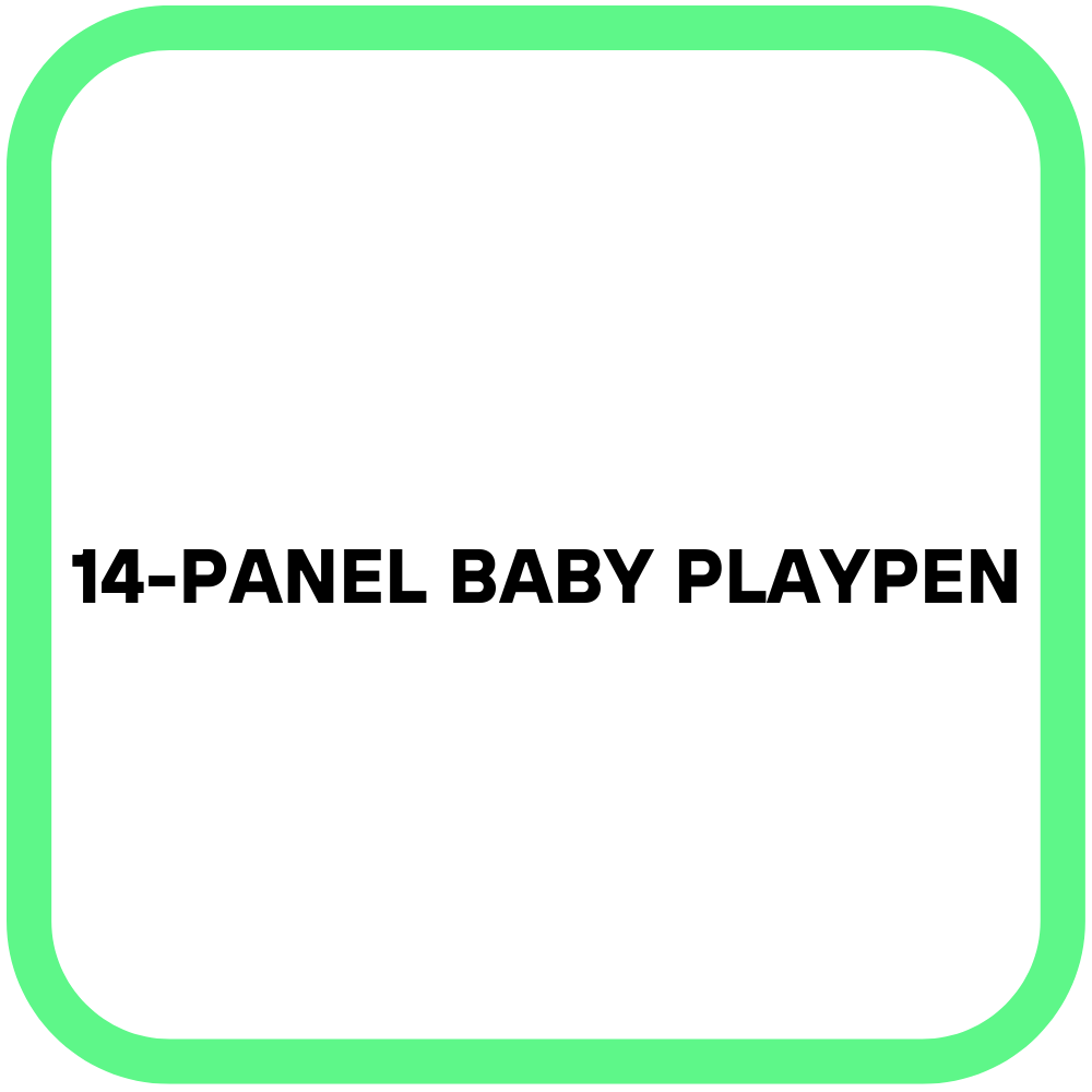 14-Panel Baby Playpen