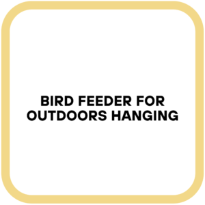 Bird Feeder for Outdoors Hanging