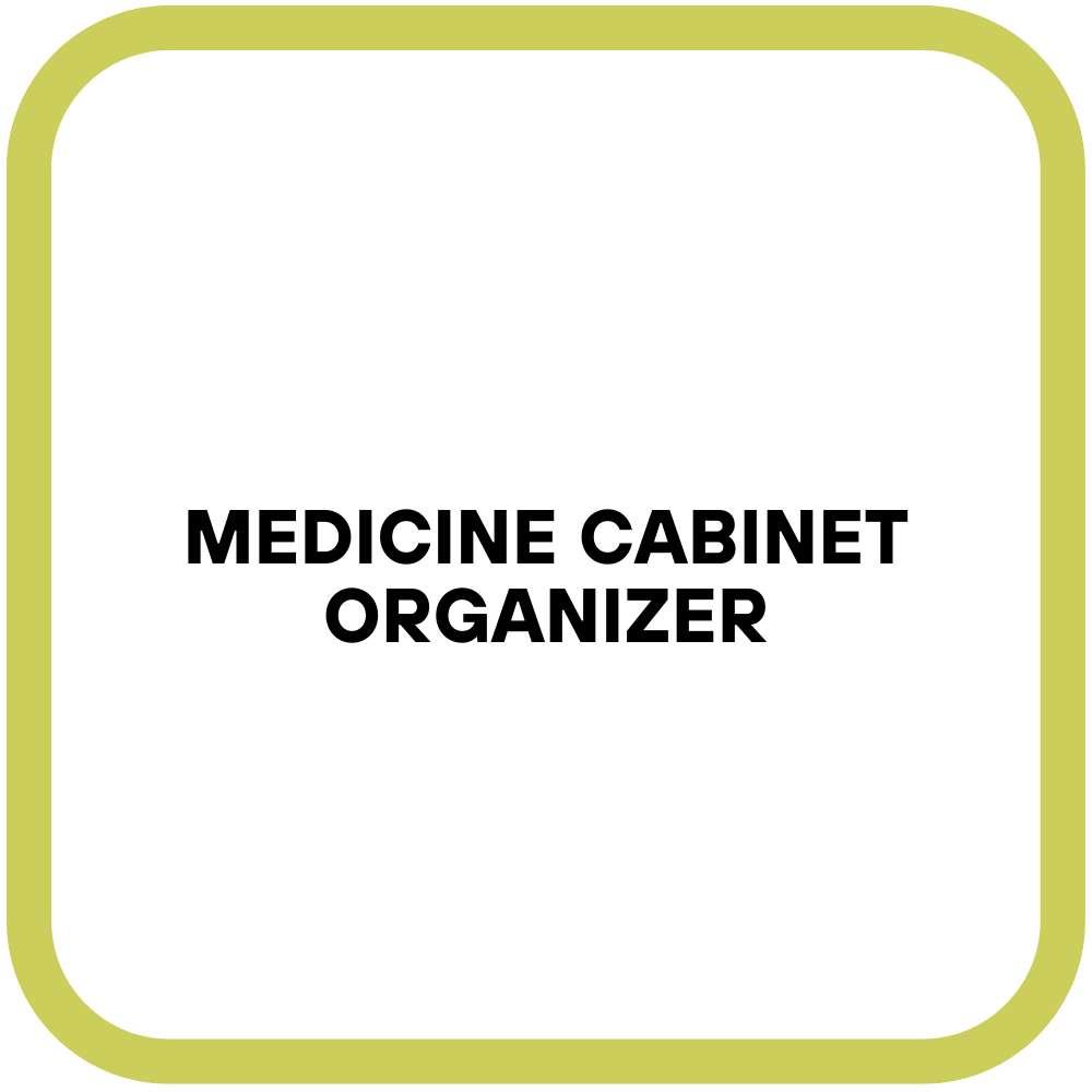 Medicine Cabinet Organizer