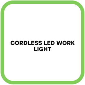 Cordless LED work light