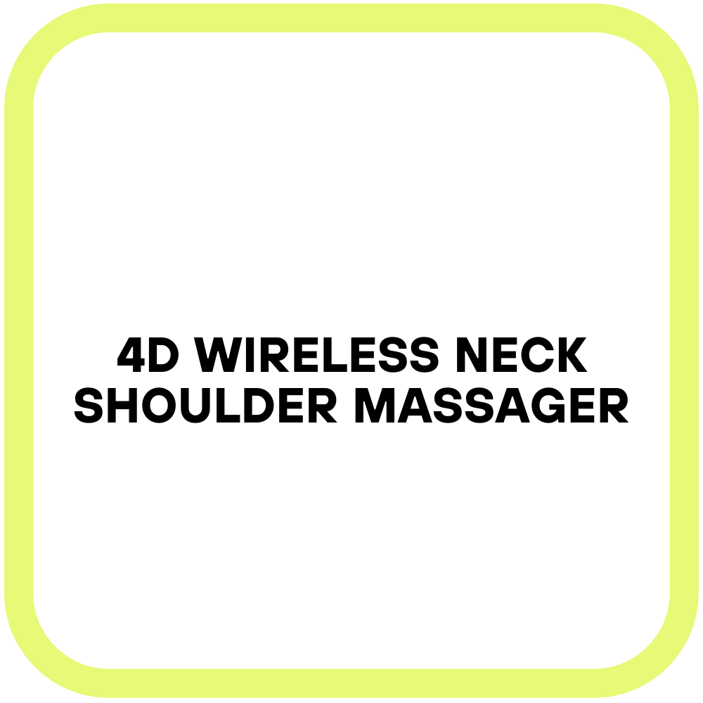 4D Wireless Neck Shoulder Massager