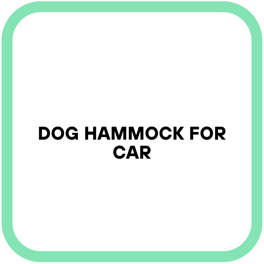 Dog Hammock For Car