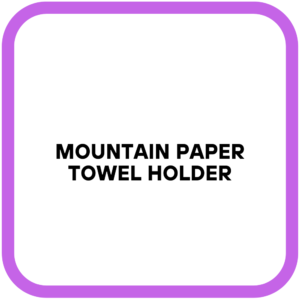 Mountain Paper Towel Holder