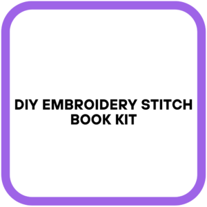DIY Embroidery Stitch Book Kit