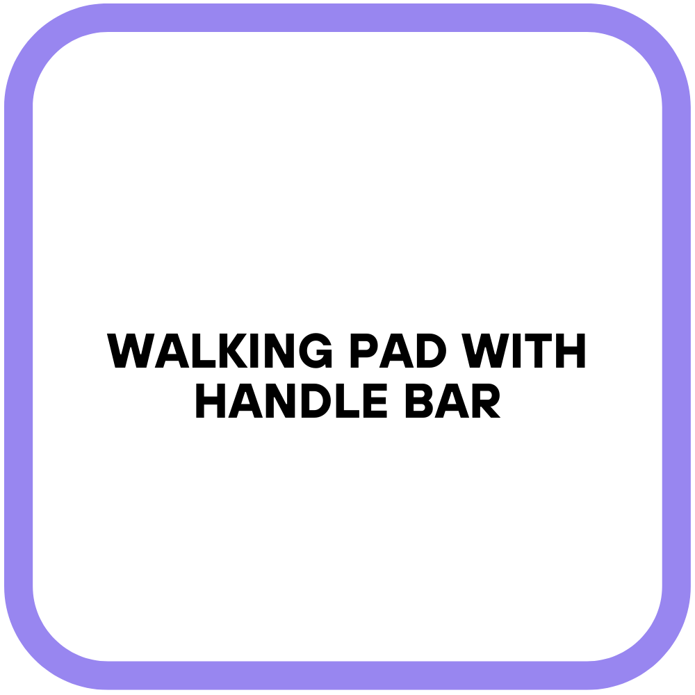 Walking Pad with Handle Bar