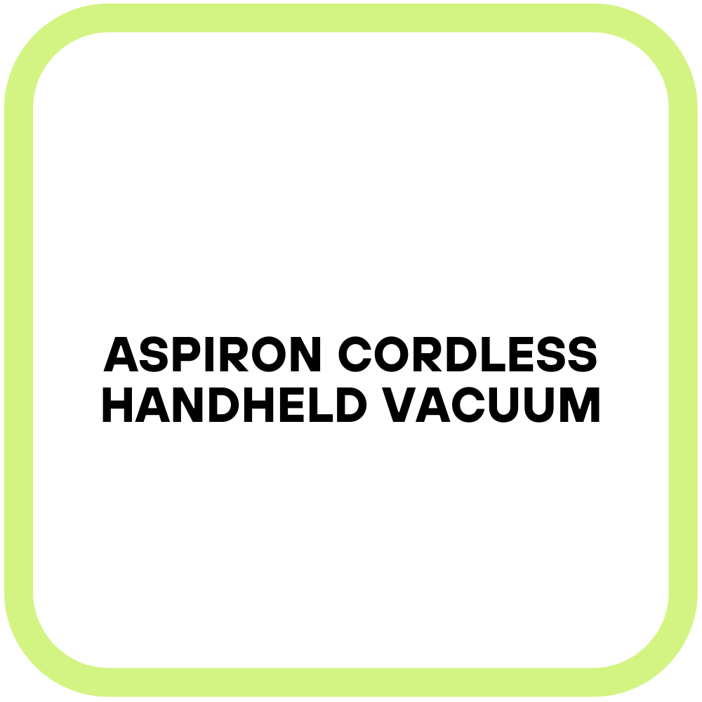 Aspiron Cordless Handheld Vacuum