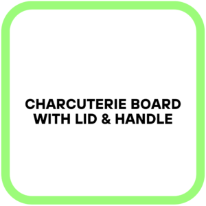 Charcuterie Board with Lid & Handle