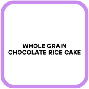 Whole Grain Chocolate Rice Cake