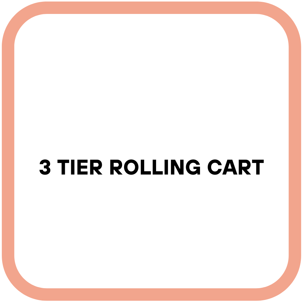 3 Tier Rolling Cart