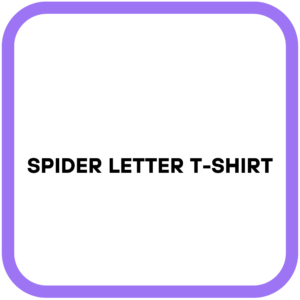 Spider Letter T-Shirt
