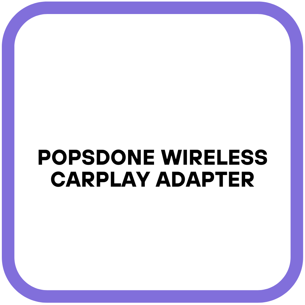 Popsdone Wireless Carplay Adapter