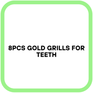 8PCS Gold Grills for Teeth