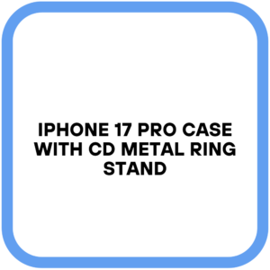 iPhone 17 pro Case with CD Metal Ring Stand