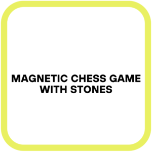 Magnetic Chess Game with Stones