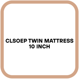 Clsoep Twin Mattress 10 Inch