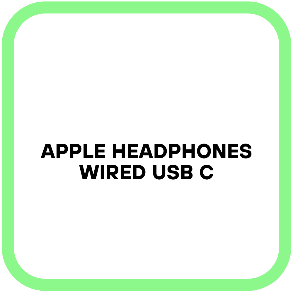 Apple Headphones Wired Usb C