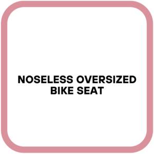 Noseless Oversized Bike Seat