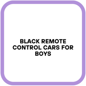 Black remote control cars for boys