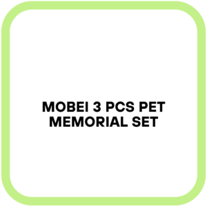 MOBEI 3 Pcs Pet Memorial Set