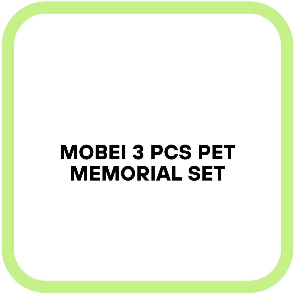 MOBEI 3 Pcs Pet Memorial Set