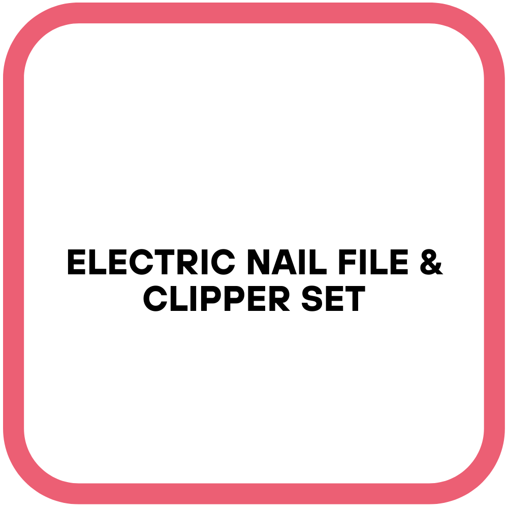 Electric Nail File & Clipper Set