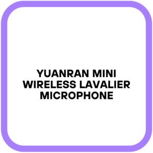 YUANRAN Mini Wireless Lavalier Microphone